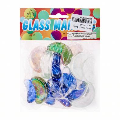 Moon Glass Marbles (18pcs)