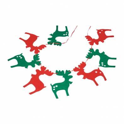 Non-Woven Reindeer Garland