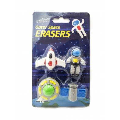 Outer Space Erasers E-65 (4pcs)