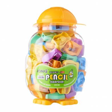 Penguin Bottle Plastic Pencil Sharpener (Assorted Colors) (96pcs)
