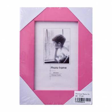 10cm x 15cm Photo Frame (Pink)
