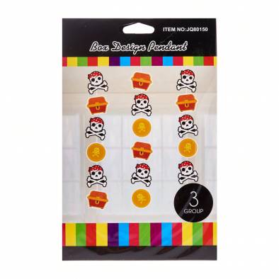 Pirate Hanging Decoration 80150 (3pcs)