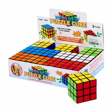 5.4cm Plastic Rubix Cube (12pcs)