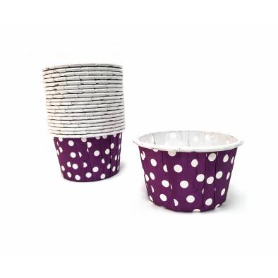 Polka Dot Cupcake Cases (Purple) (20pcs)