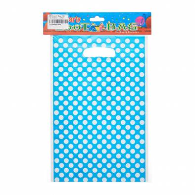Polka Dot Loot Bag (L) (Baby Blue) (10pcs)