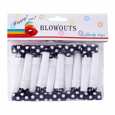 Polka Dots Blowout (Black) (10pcs)