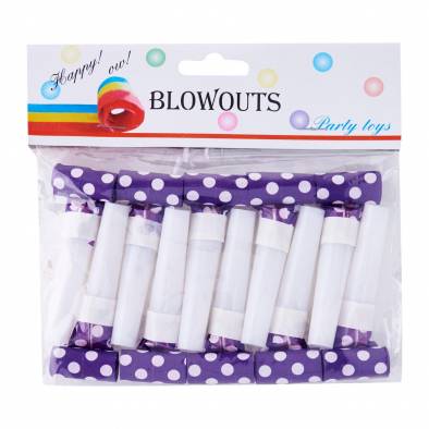 Polka Dots Blowout (Purple) (10pcs)