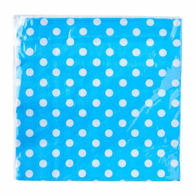 Polka Dots Napkins (Blue)