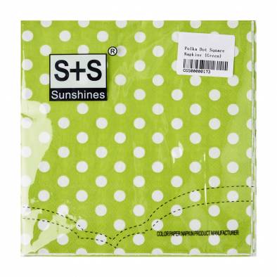 Polka Dots Napkins (Green)