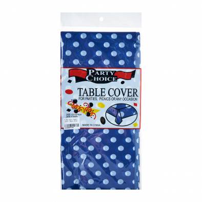 Polka Dots Tablecover (Navy Blue)
