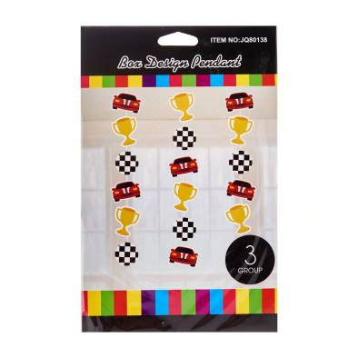 Racing Hanging Decoration 80138 (3pcs)