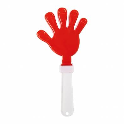 Red White Plastic Handclapper