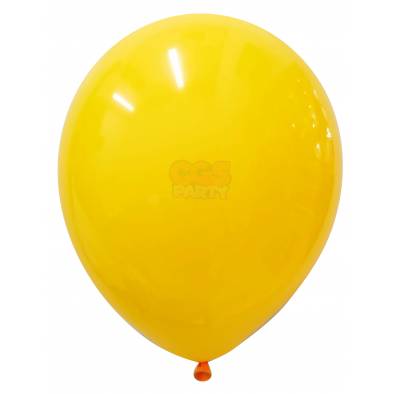 12" Round Latex Balloons (Lemon) (10pcs)