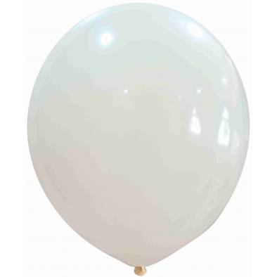 12" Round Latex Balloons (Ivory) (10pcs)