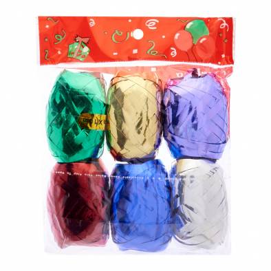Shiny Balloon String (Assorted) (6pcs)
