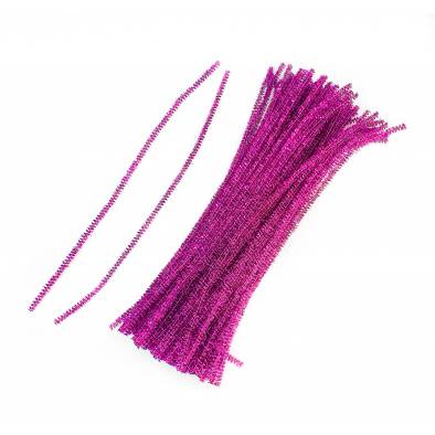 30cm Shiny Pipecleaner (Purple) (100pcs)