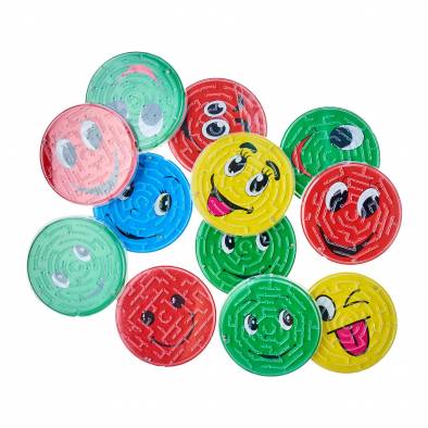 Smiley Face Maze Game (12pcs)