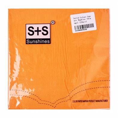 Solid Colour Napkins (Orange)