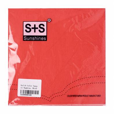 Solid Colour Napkins (Red)