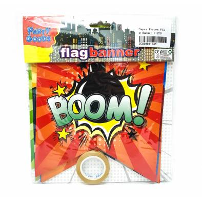 Super Heroes Flag Banner H1920