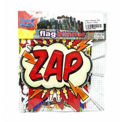 Super Heroes Flag Banner H1921