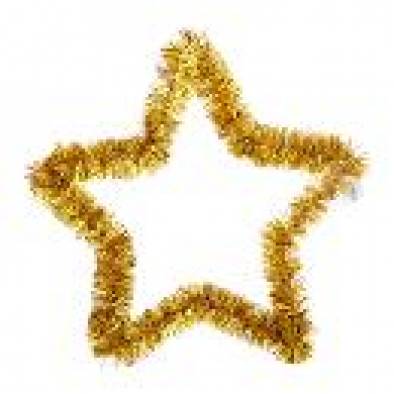 Tinsel Star (Gold)