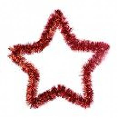 Tinsel Star (Red)