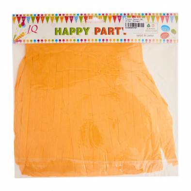 Tissue Paper Tassel Bunting (Orange)