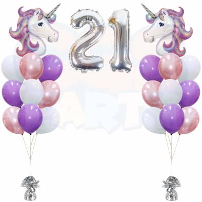 Dreamy Unicorn Balloon Package