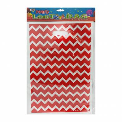 Wave Loot Bag B-43 (L) (Red) (10pcs)