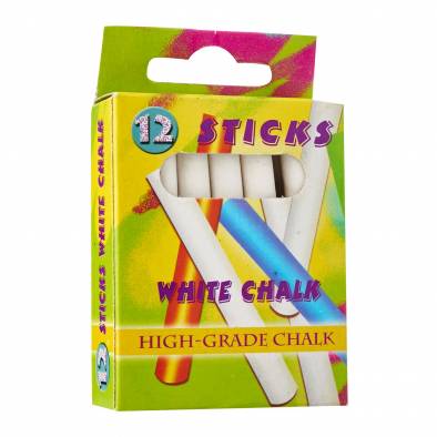White Chalk Sticks (12pcs)