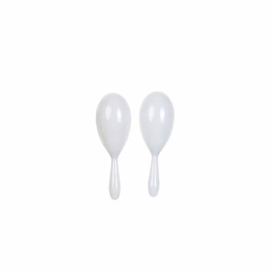 White Mini Maracas (2pcs)