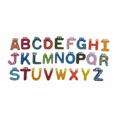 Wooden Animal Alphabet Magnetic Holder (26pcs)