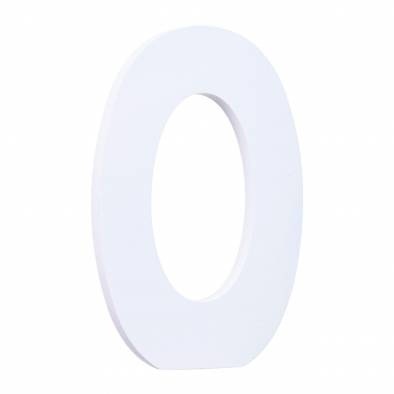 Wooden Number (0)