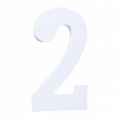 Wooden Number (2)