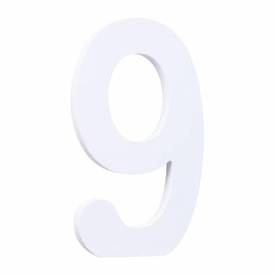 Wooden Number (9)