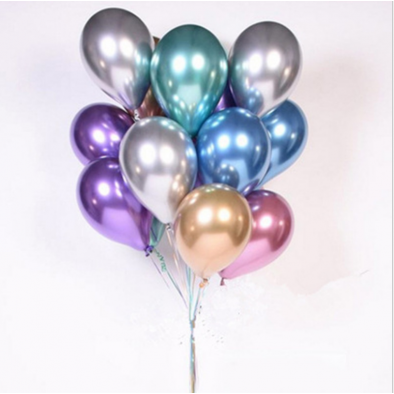 Helium Inflated Chrome Balloon (11")
