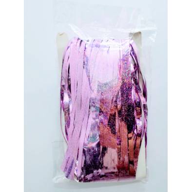 Laser Backdrop Tinsel Curtain (Baby Pink)