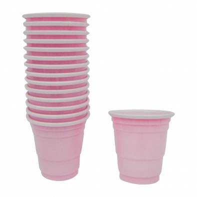Plastic Shot Glass (Pink) (30pcs)