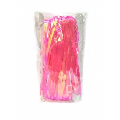 Rainbow Tinsel Curtain Backdrop (Hot Pink) 1m x 2m