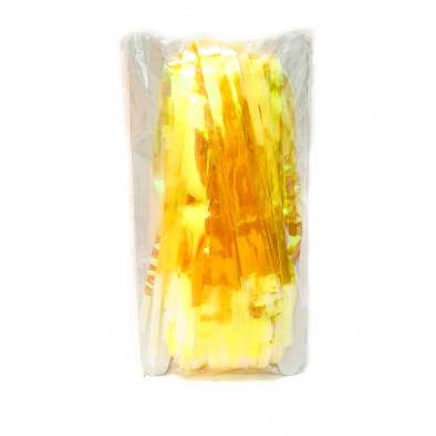 Rainbow Tinsel Curtain Backdrop (Yellow) 1m x 2m